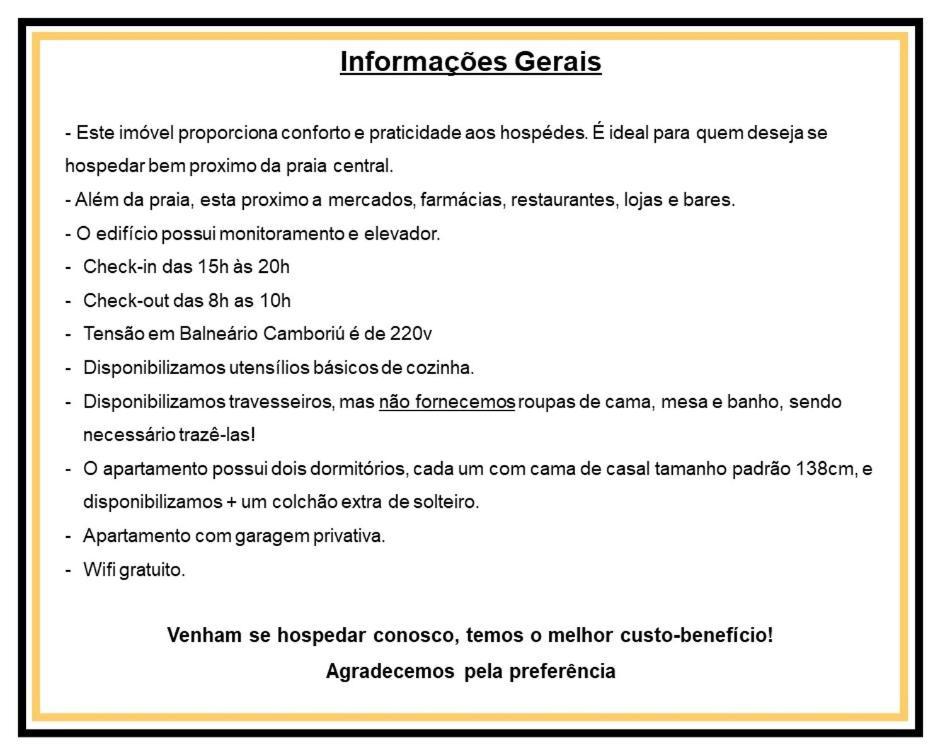 Agradavel Apto De 2 Quartos, 2 Banheiros, Sacada Com Churrasqueira, Garagem Privativa Em Balneario Camboriu Exterior photo